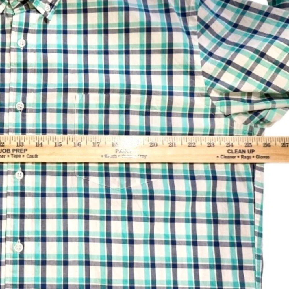 J. Crew Slim Flex Washed Plaid Button Shirt